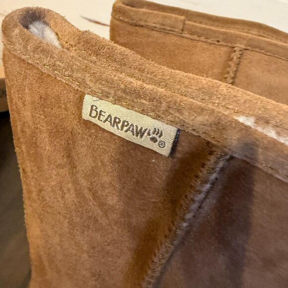 Bearpaw Women's Eva Short Hickory Winter Boots Size 10 Brown Beige - Picture 9 of 10